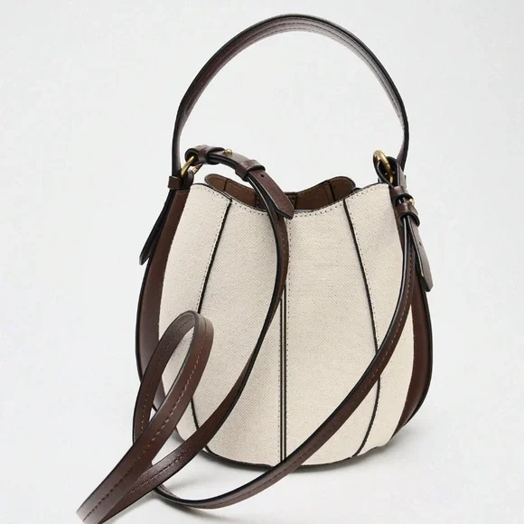 🆕 Top Handle Bucket Shoulder Bag - Picture 3 of 12